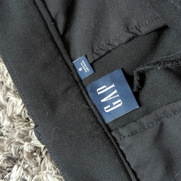 GAP Women's Trouser Boot Cut Dress Pants Sailor Captain Gold Button Size 8 - Picture 7 of 9